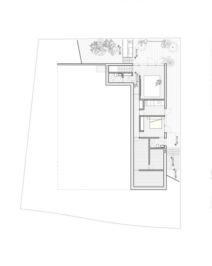 Casa Ombra by Cadaval and Sola Morales Ground Floor Plan