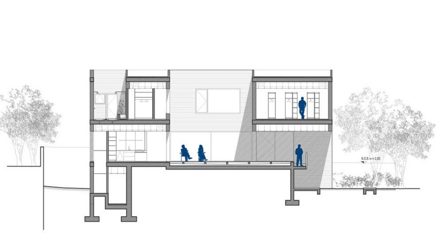 Casa Ombra by Cadaval and Sola Morales Section