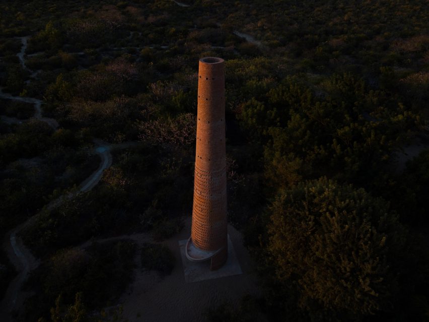 Chimney Casa Wabi by Alberto Kalach