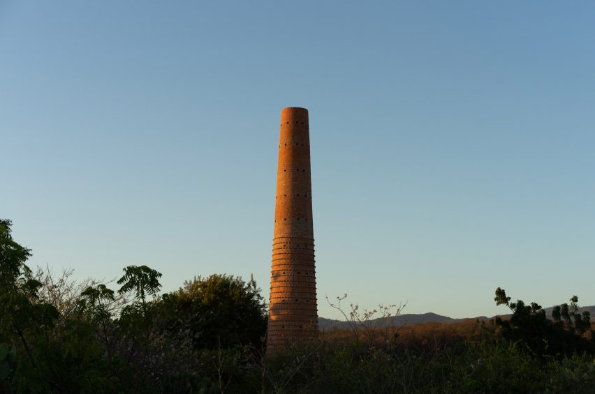 Chimney Casa Wabi by Alberto Kalach