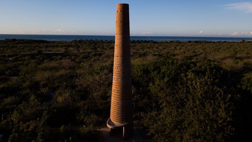 Chimney Casa Wabi by Alberto Kalach