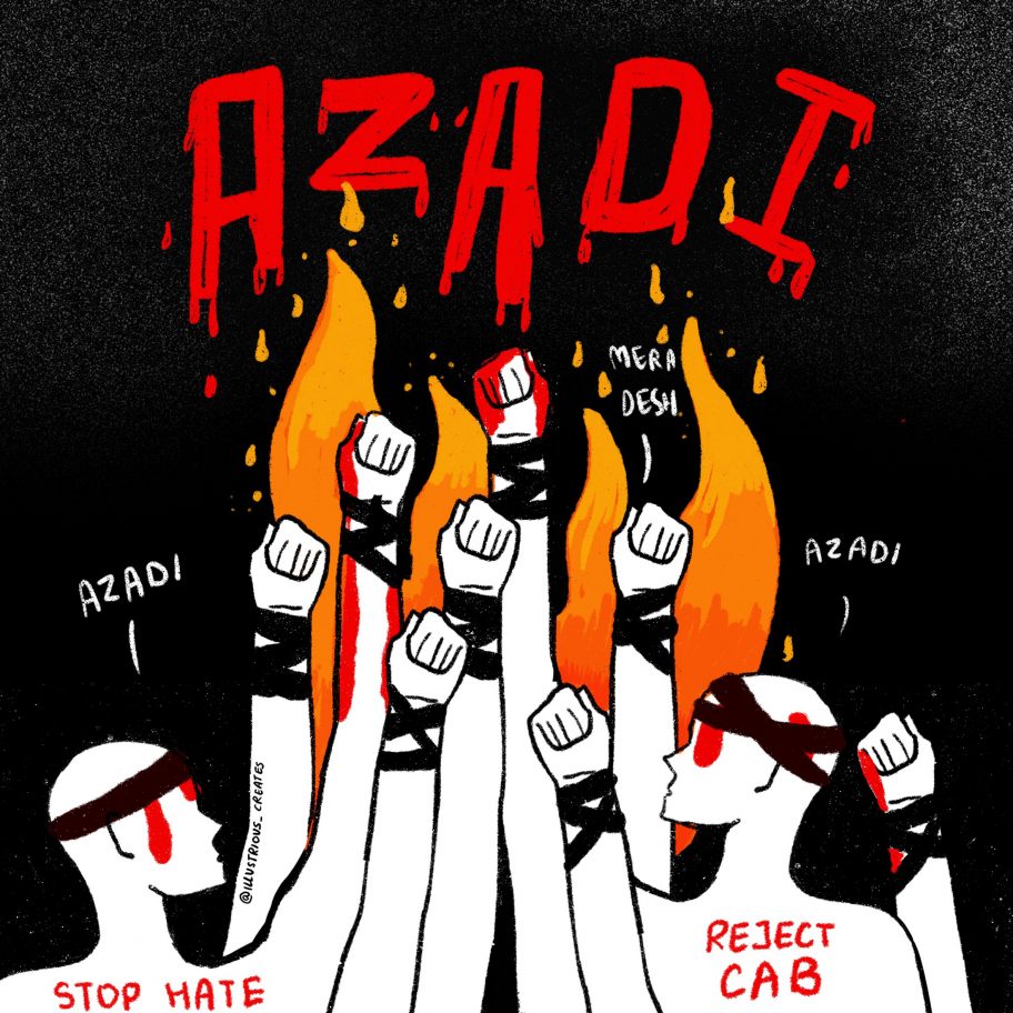 Citizenship Amendment Act (CAA) protests and posters in India