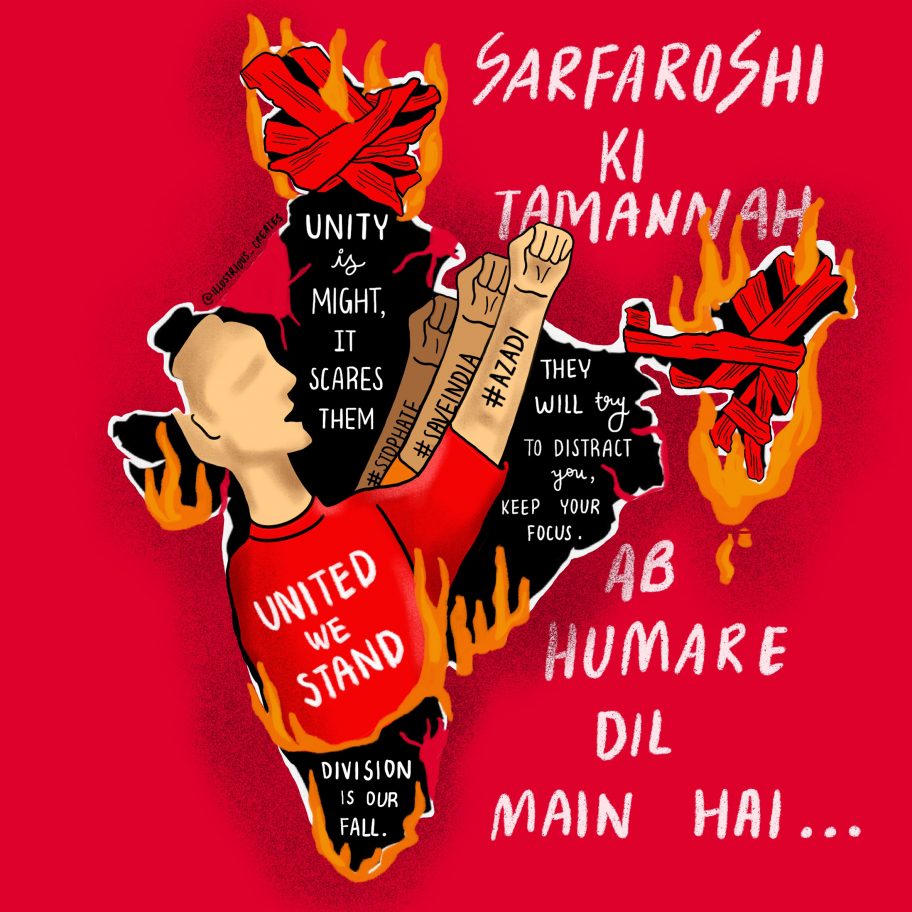 Citizenship Amendment Act (CAA) protests and posters in India
