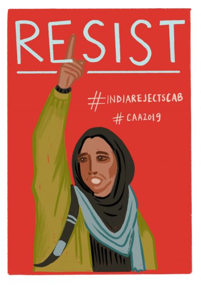 Citizenship Amendment Act (CAA) protests and posters in India