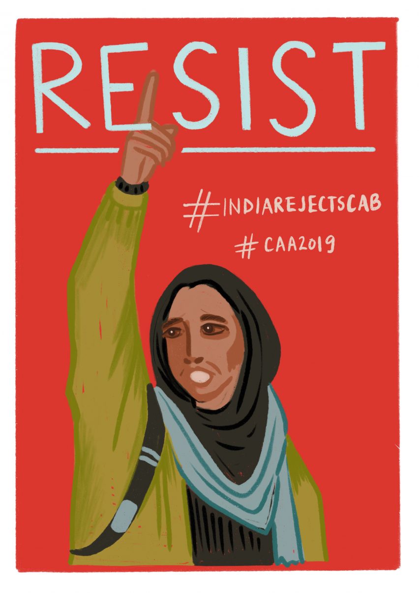 Citizenship Amendment Act (CAA) protests and posters in India