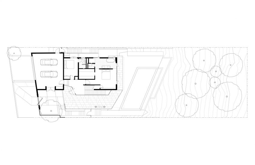 Clive Wilkinson West Los Angeles Residence First Floor Plan