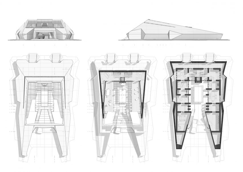 Cyberhouse designed by Modern House Architecture & Design for Cybertruck-driving apocalypse survivors