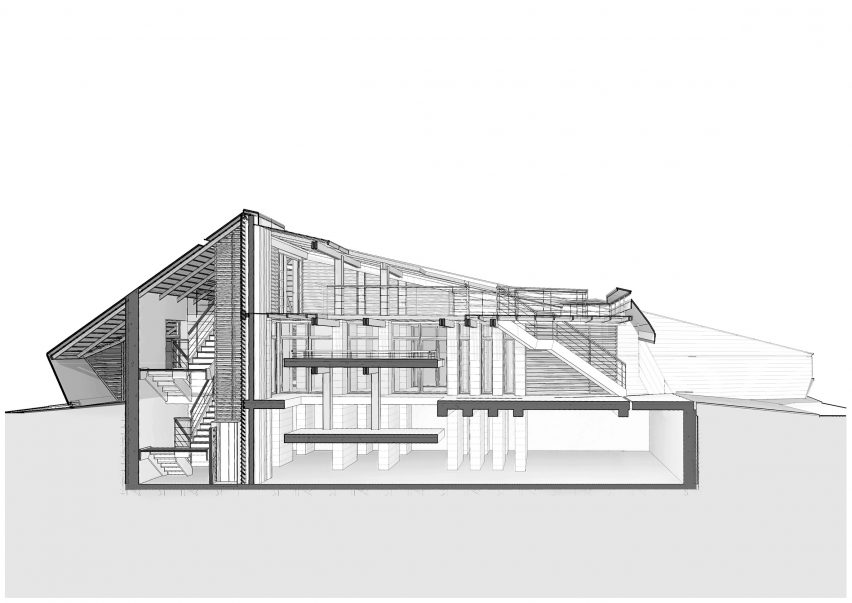 Cyberhouse designed by Modern House Architecture & Design for Cybertruck-driving apocalypse survivors