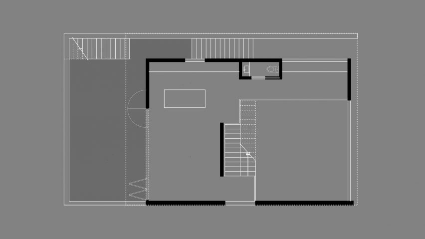 Echo House by Aaron Neubert Architects Second Floor Plan