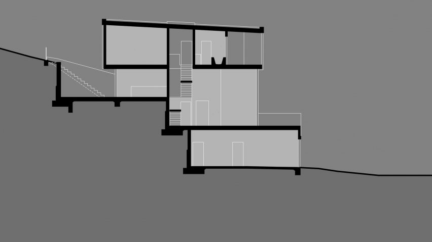 Echo House by Aaron Neubert Architects Section