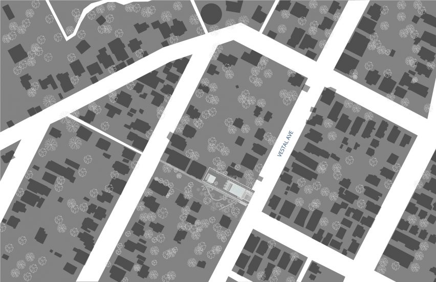 Echo House by Aaron Neubert Architects Site Plan