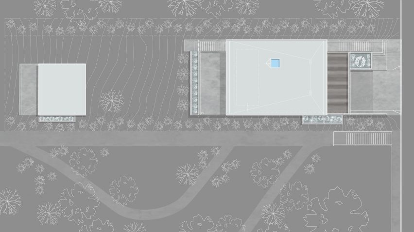Echo House by Aaron Neubert Architects Site Plan