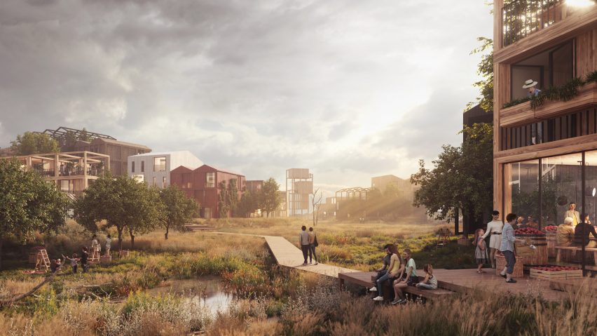 Fælledby housing by Henning Larsen