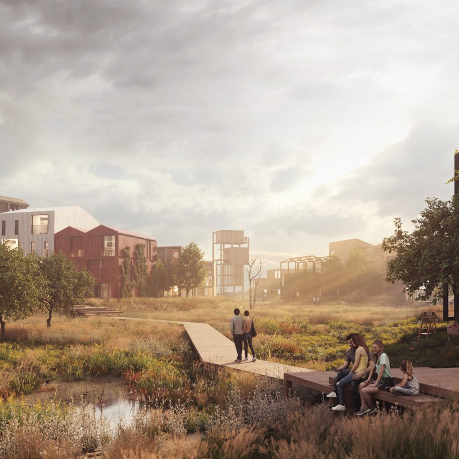 Fælledby housing by Henning Larsen