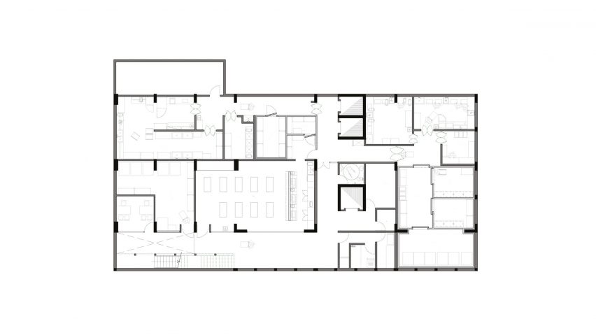 Gastronomy and Hospitality School by 51-1 Basement Floor Plan