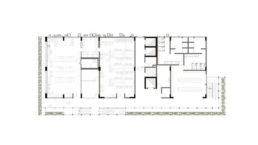 Gastronomy and Hospitality School by 51-1 First Floor Plan