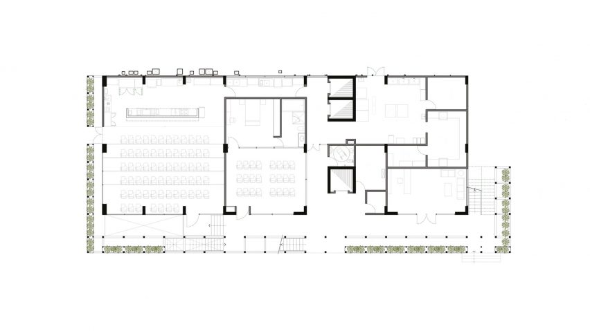 Gastronomy and Hospitality School by 51-1 Ground Floor Plan