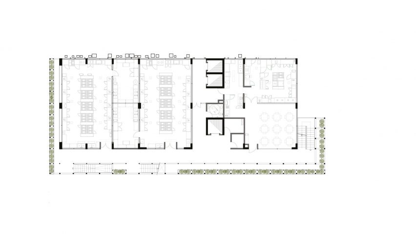 Gastronomy and Hospitality School by 51-1 Second Floor Plan
