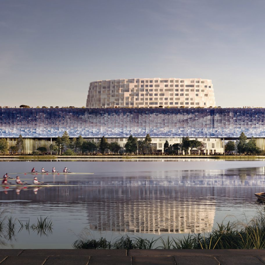 Grand Canal Museum Complex by Herzog & de Meuron in Hangzhou, China