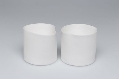 Gregg Moore makes restaurant's tableware with waste bones from kitchen
