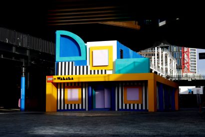 Camille Walala decorates House of Dots with over 2 million Lego pieces