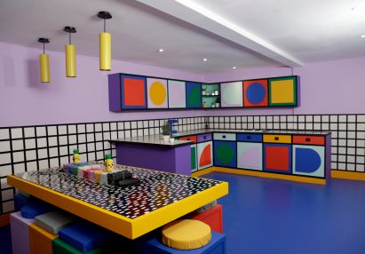 Camille Walala decorates House of Dots with over 2 million Lego pieces