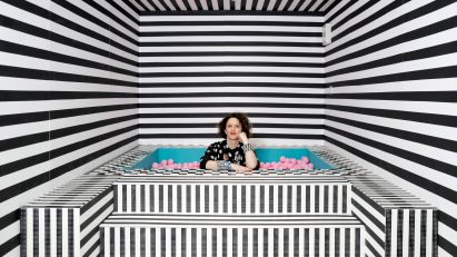 Camille Walala decorates House of Dots with over 2 million Lego pieces