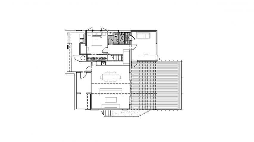 Irwin Caplan’s Laurelhurst House by SHED Plan Ground Floor Plan