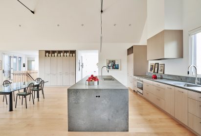Kitchen of Lake Geneva Residence by Collective Office