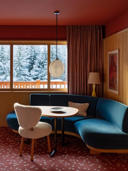 Le Coucou hotel designed by Pierre Yovanovitch