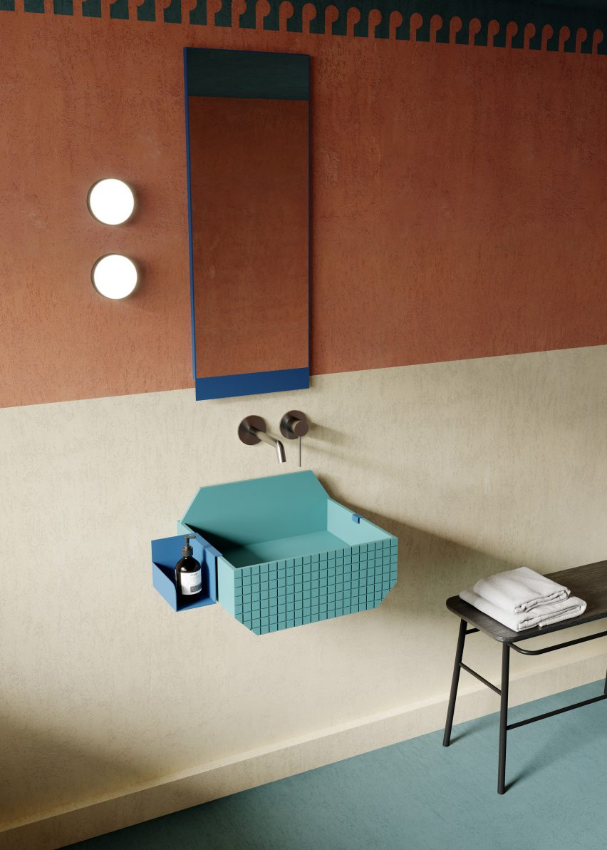 Frieze bathroom basins by Marcante Testa for Ex.t