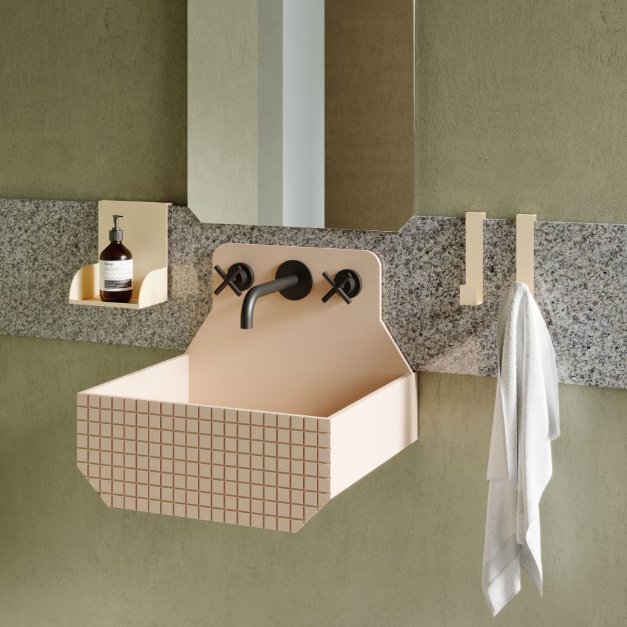 Frieze bathroom basins by Marcante Testa for Ex.t