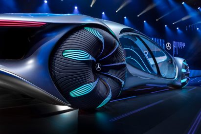 Mercedes-Benz unveils scale-covered concept car inspired by Avatar movie