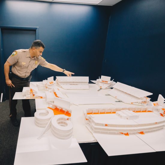 Miami police enlist students to create 3D-printed model of the Super Bowl stadium