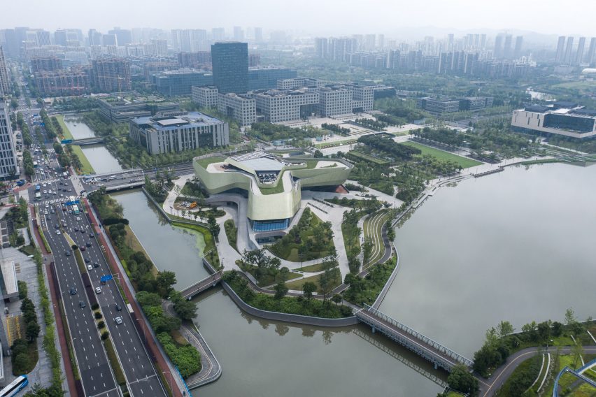 Ningbo Urban Planning Exhibition Center in China by Playze & Schmidhuber