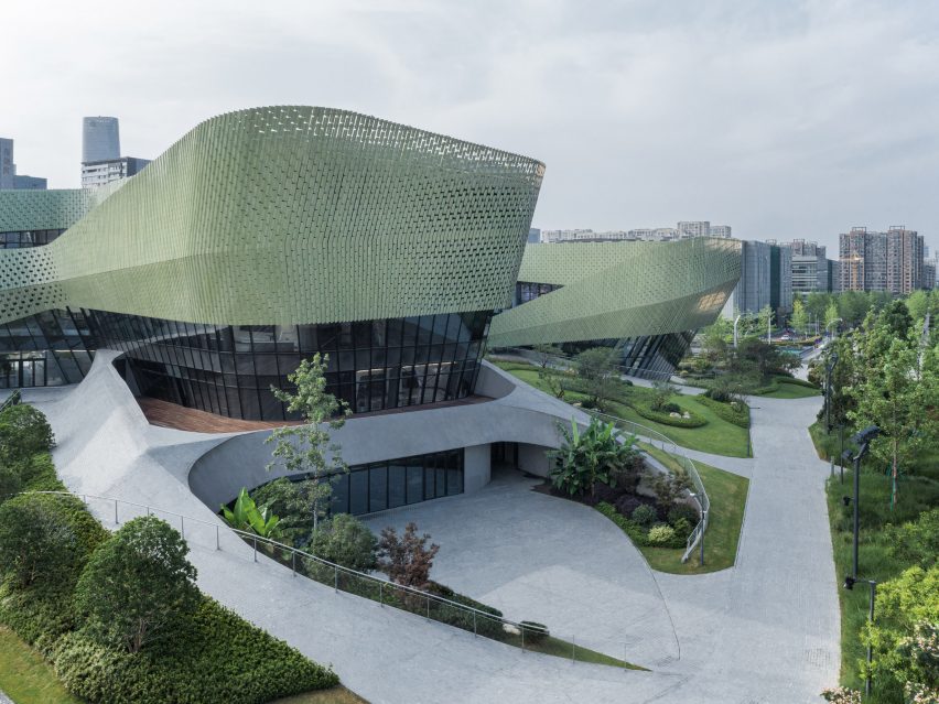 Ningbo Urban Planning Exhibition Center in China by Playze & Schmidhuber