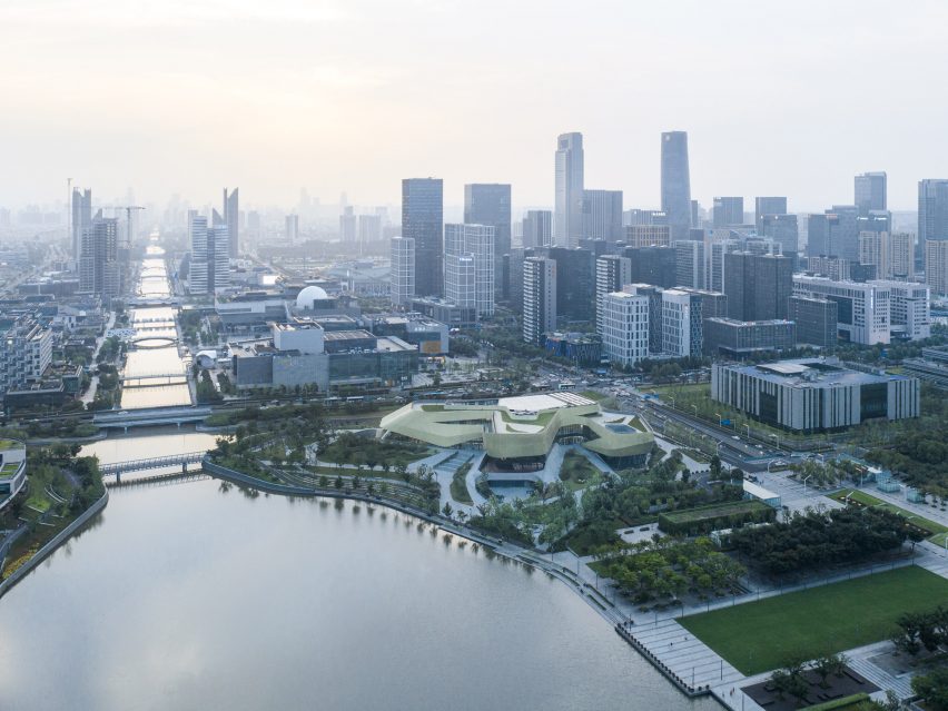 Ningbo Urban Planning Exhibition Center in China by Playze & Schmidhuber