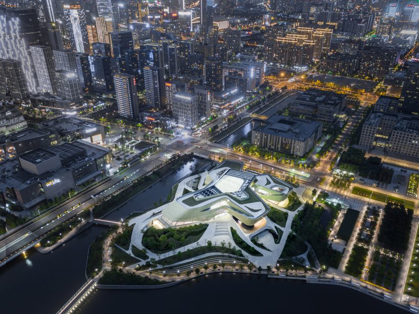 Ningbo Urban Planning Exhibition Center in China by Playze & Schmidhuber