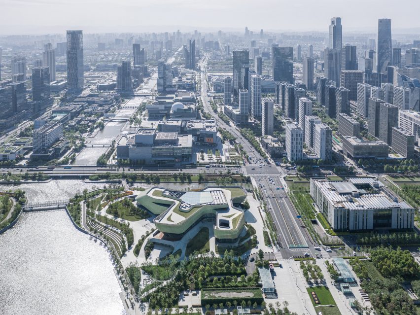 Ningbo Urban Planning Exhibition Center in China by Playze & Schmidhuber