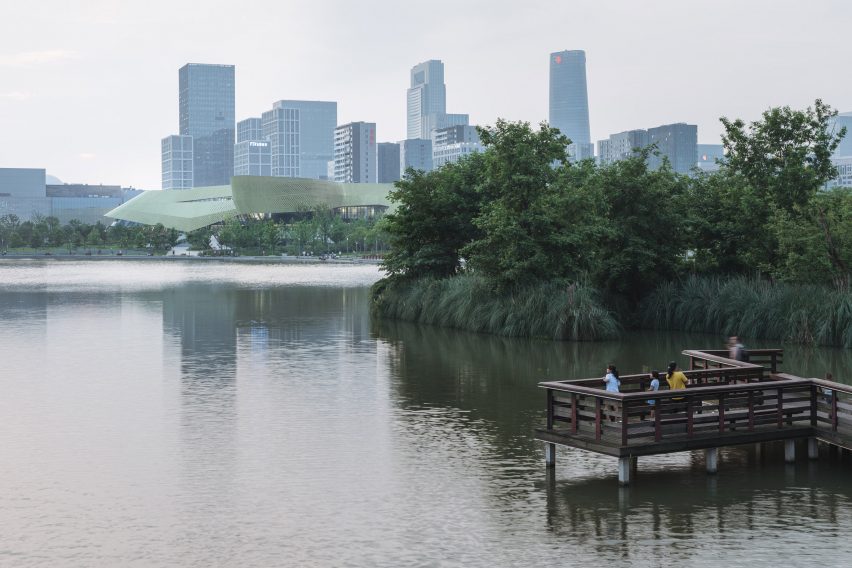 Ningbo Urban Planning Exhibition Center in China by Playze & Schmidhuber