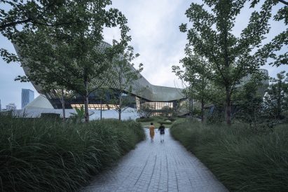 Ningbo Urban Planning Exhibition Center in China by Playze & Schmidhuber