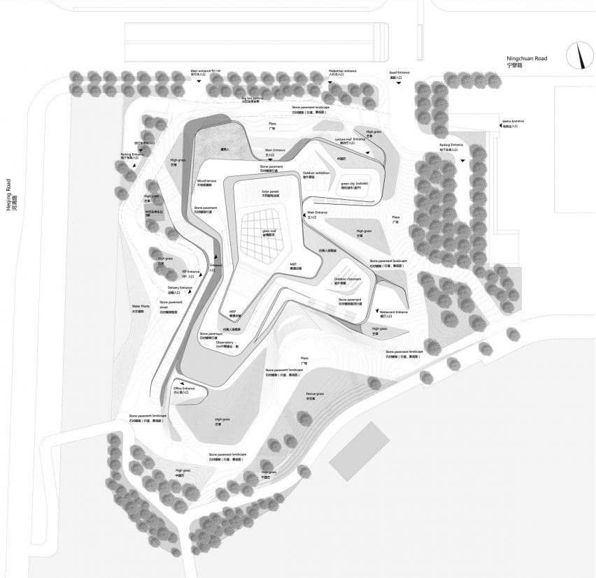 Ningbo Urban Planning Exhibition Center in China by Playze & Schmidhuber