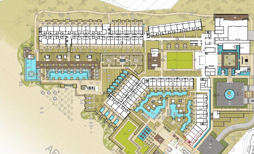 Nobu Los Cabos by WATG Landscape Site Plan