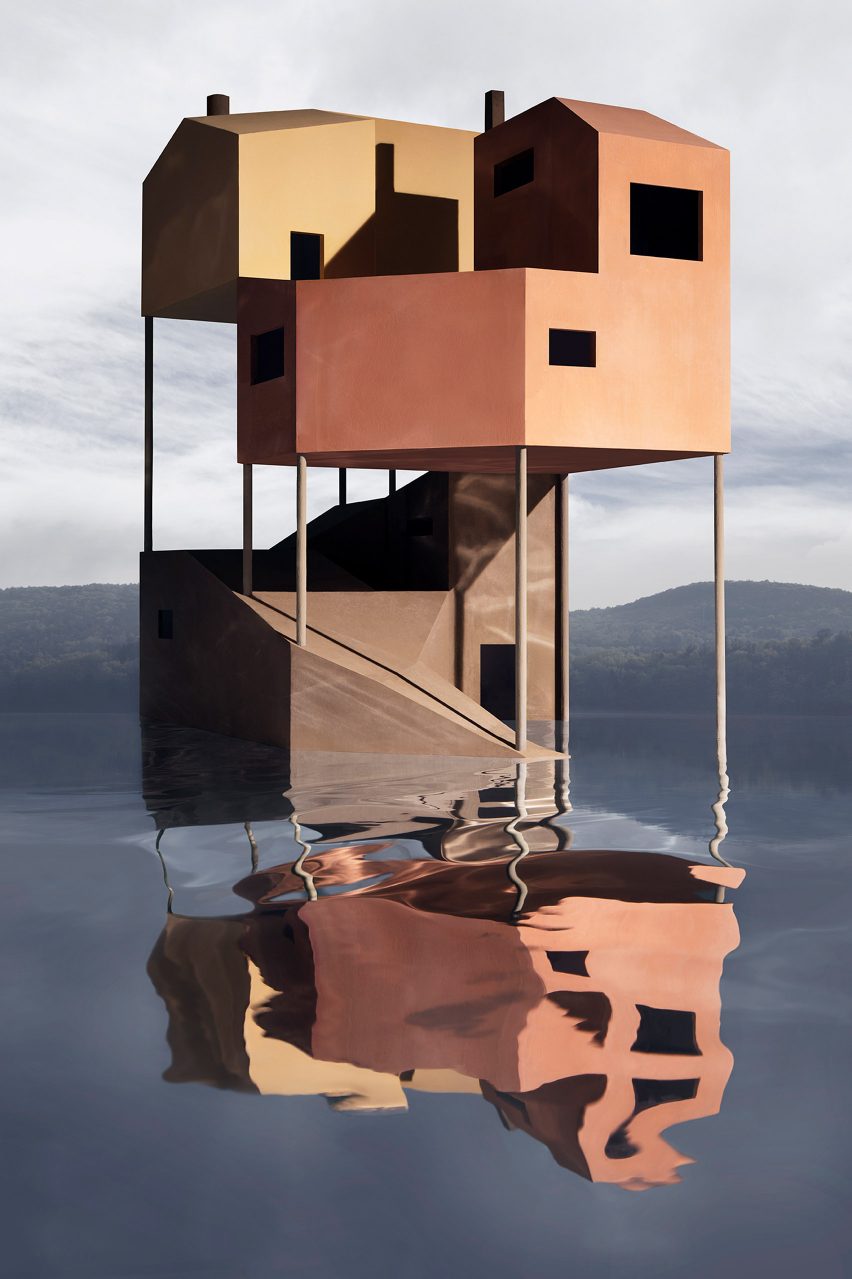 On the Water's Edge by James Casebere