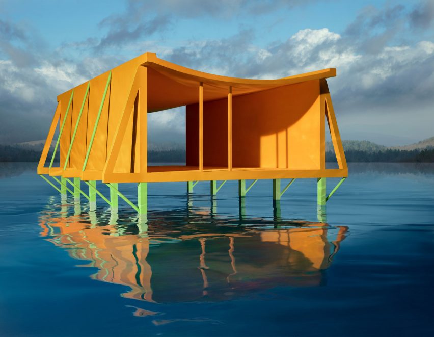 On the Water's Edge by James Casebere