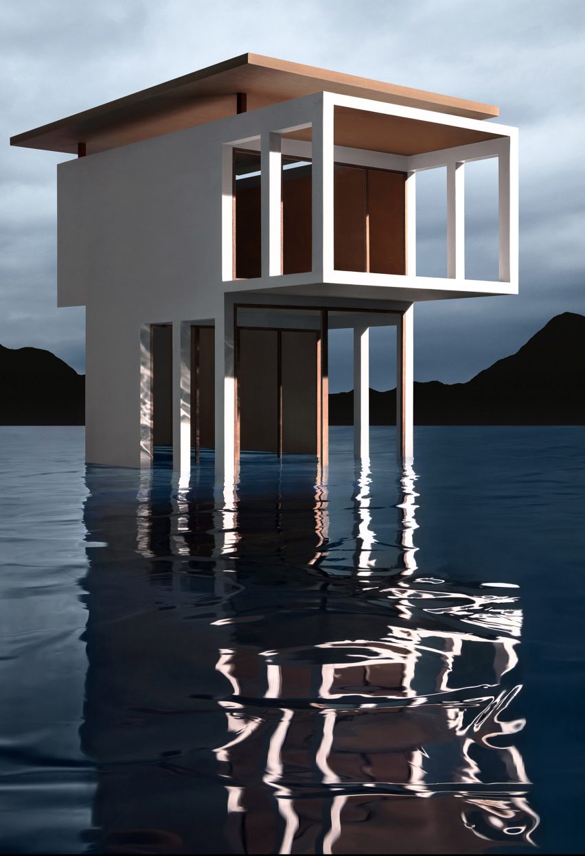 On the Water's Edge by James Casebere