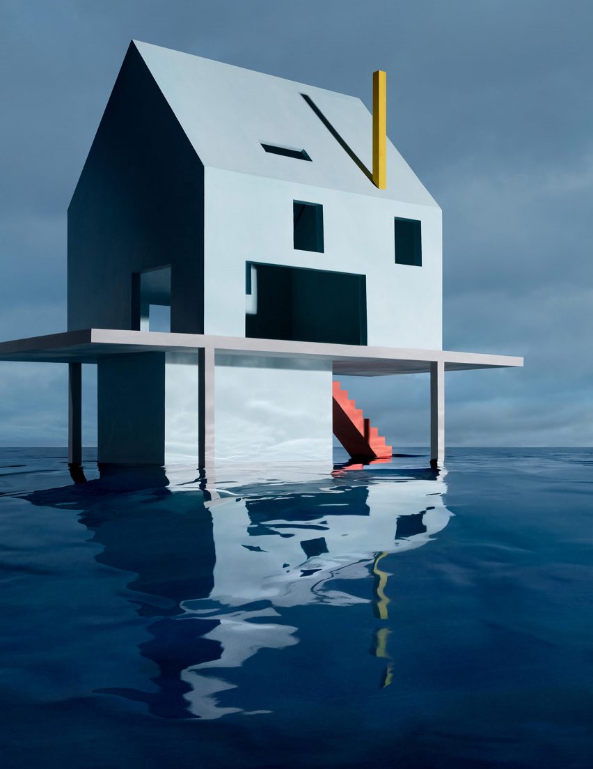 On the Water's Edge by James Casebere