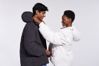 Pangaia's puffer jackets are filled with wildflowers rather than down