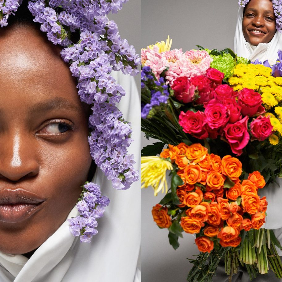 Pangaia's puffer jackets are filled with wildflowers rather than down