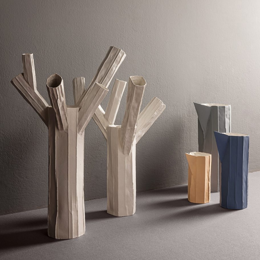 Bosco paper clay ceramics by Paola Paronetto